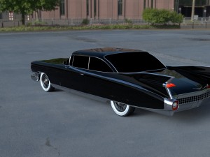 1959 cadillac eldorado 62 series coupe hdri 3D Modell