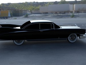 1959 cadillac eldorado 62 series coupe hdri 3D Modell