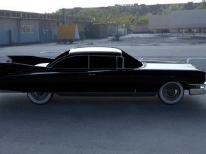 1959 cadillac eldorado 62 series coupe hdri 3D Modell