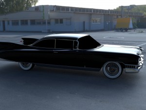 1959 cadillac eldorado 62 series coupe hdri 3D Modell