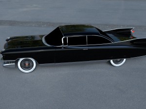 1959 cadillac eldorado 62 series coupe hdri 3D Modell