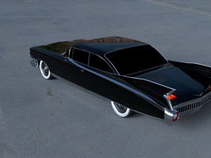 1959 cadillac eldorado 62 series coupe hdri 3D Modell