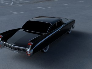 1959 cadillac eldorado 62 series coupe hdri 3D Modell