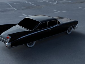 1959 cadillac eldorado 62 series coupe hdri 3D Modell