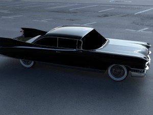 1959 cadillac eldorado 62 series coupe hdri 3D Modell