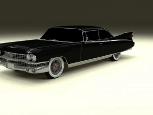 1959 cadillac eldorado 62 series coupe hdri 3D Model