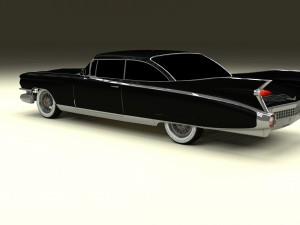 1959 cadillac eldorado 62 series coupe hdri 3D Modell
