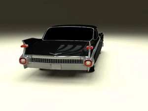 1959 cadillac eldorado 62 series coupe hdri 3D Model