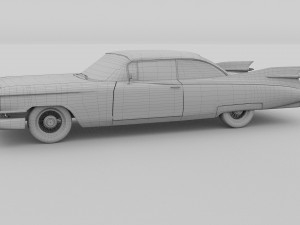 1959 cadillac eldorado 62 series coupe hdri 3D Modell