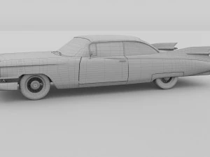 1959 cadillac eldorado 62 series coupe hdri 3D Model