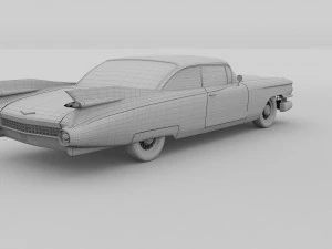 1959 cadillac eldorado 62 series coupe hdri 3D Model