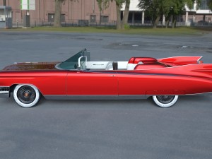 1959 cadillac eldorado biarritz hdri 3D Модель
