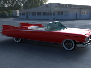 1959 cadillac eldorado biarritz hdri 3D Модель