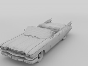 1959 cadillac eldorado biarritz hdri 3D Модель