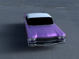 1959 cadillac eldorado 62 series convertible hdri Modelo 3D