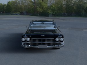 cadillac eldorado 1959 coupe hdri 3D Model