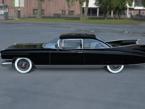 cadillac eldorado 1959 coupe hdri 3D Model