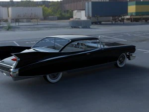 cadillac eldorado 1959 coupe hdri 3D Model
