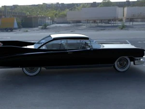 cadillac eldorado 1959 coupe hdri 3D Model