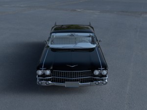 cadillac eldorado 1959 coupe hdri 3D Model