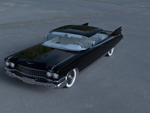 cadillac eldorado 1959 coupe hdri 3D Model