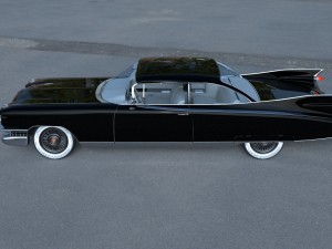 cadillac eldorado 1959 coupe hdri 3D Model