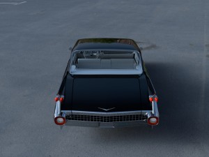 cadillac eldorado 1959 coupe hdri 3D Model