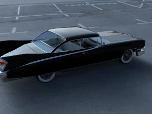cadillac eldorado 1959 coupe hdri 3D Model