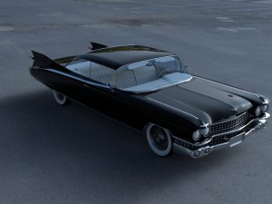 cadillac eldorado 1959 coupe hdri 3D Model