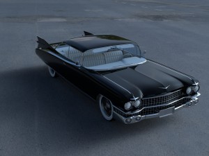 cadillac eldorado 1959 coupe hdri 3D Model