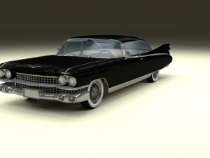 cadillac eldorado 1959 coupe hdri 3D Model