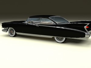 cadillac eldorado 1959 coupe hdri 3D Model