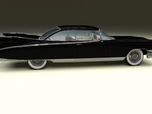 cadillac eldorado 1959 coupe hdri 3D Model