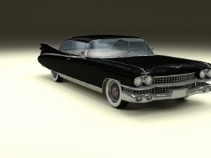 cadillac eldorado 1959 coupe hdri 3D Model