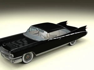 cadillac eldorado 1959 coupe hdri 3D Model