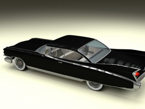 cadillac eldorado 1959 coupe hdri 3D Model
