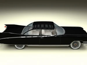 cadillac eldorado 1959 coupe hdri 3D Model