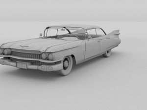 cadillac eldorado 1959 coupe hdri 3D Model