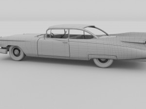 cadillac eldorado 1959 coupe hdri 3D Model