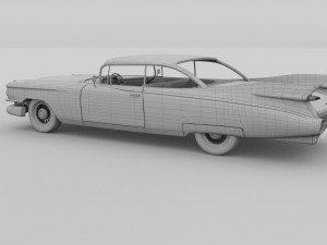 cadillac eldorado 1959 coupe hdri 3D Model