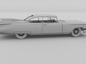 cadillac eldorado 1959 coupe hdri 3D Model
