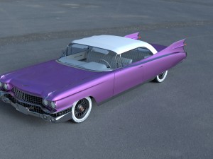 1959 cadillac eldorado biarritz top hdri 3D Model