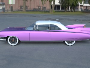 1959 cadillac eldorado biarritz top hdri 3D Model