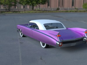 1959 cadillac eldorado biarritz top hdri 3D Model
