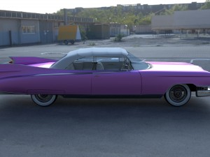 1959 cadillac eldorado biarritz top hdri 3D Model