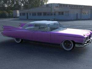 1959 cadillac eldorado biarritz top hdri 3D Model