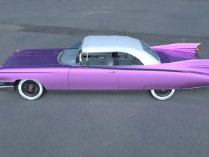 1959 cadillac eldorado biarritz top hdri 3D Model