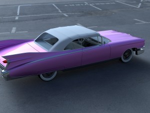 1959 cadillac eldorado biarritz top hdri 3D Model