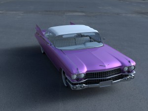 1959 cadillac eldorado biarritz top hdri 3D Model