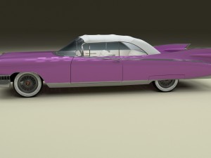 1959 cadillac eldorado biarritz top hdri 3D Model